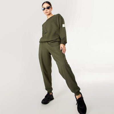 get cosy set - olive green