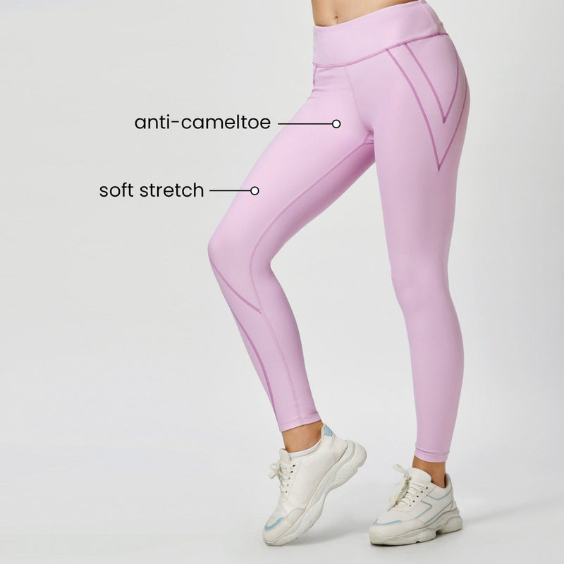 extreme uplift leggings - cotton candy pink ( full length )