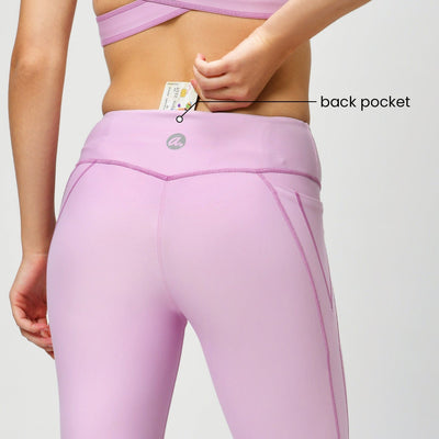 extreme uplift leggings - cotton candy pink ( full length )