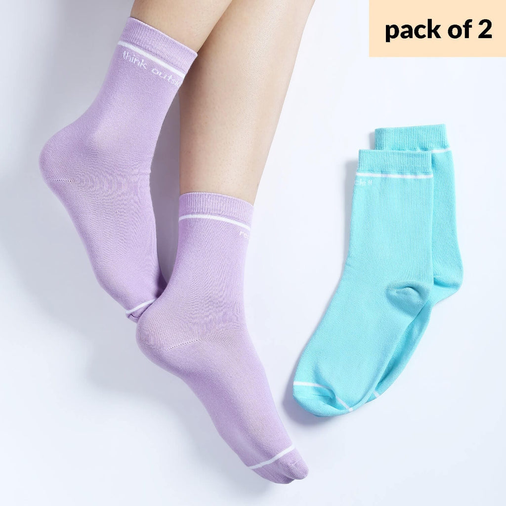 Women's 2-Pack Snuggle Over the Calf Gripper Socks