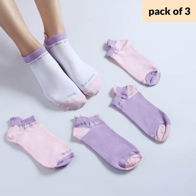 seashore ankle length socks (pack of 3)